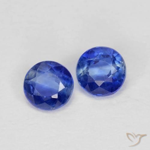 Pedras preciosas de Dianita Azul-marinho natural de 0.56 ct, Redondo, VS