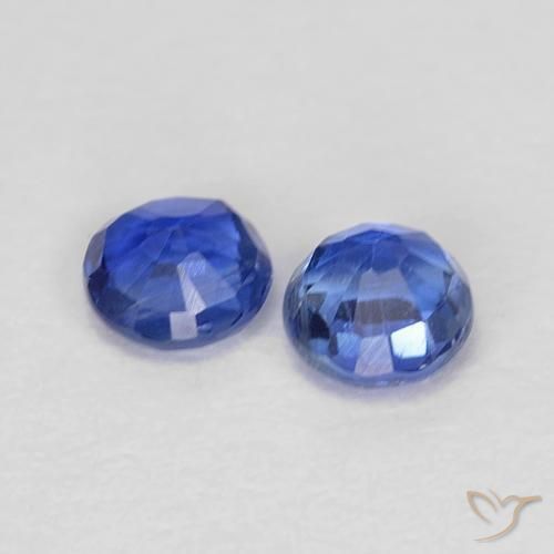 Pedras preciosas de Dianita Azul-marinho natural de 0.56 ct, Redondo, VS