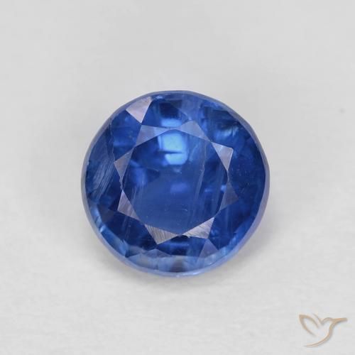 1.22ct Natural Azul-marinho Dianita, Redondo, VS-SI
