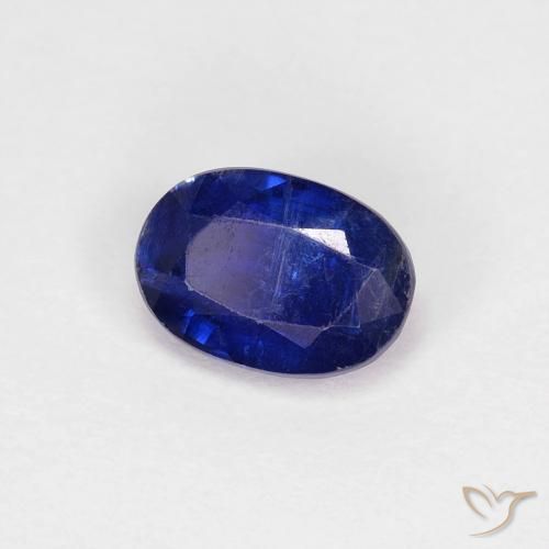 Dianita Azul marinho intenso Natural 0.98ct, oval, VS-SI