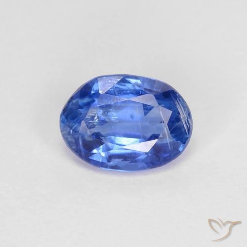 1.00ct Natural Azul Azure Profundo Dianita, oval, SI