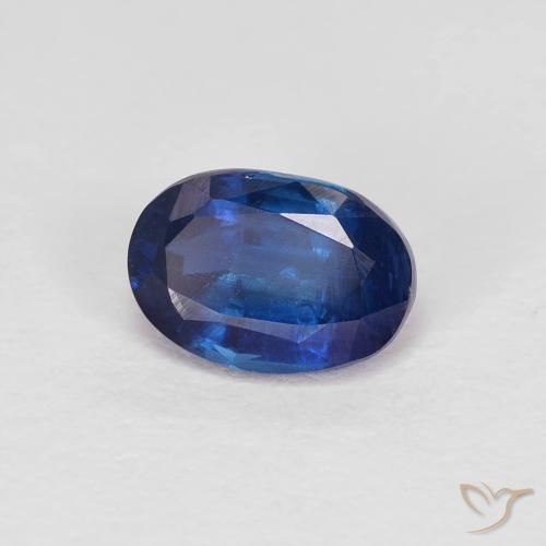 Dianita Azul-marinho Natural 1.08ct, oval, VS-SI