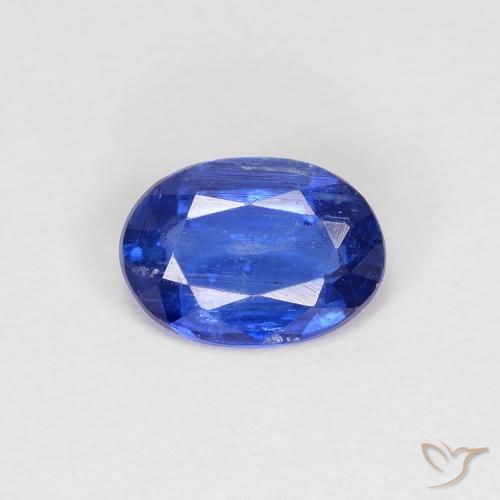 0.85ct Natural Azul escuro Dianita, oval, VS-SI
