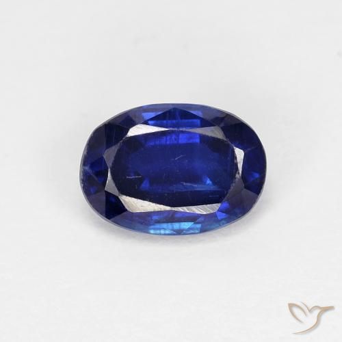 1.02ct Natural Azul marinho intenso Dianita, oval, VS