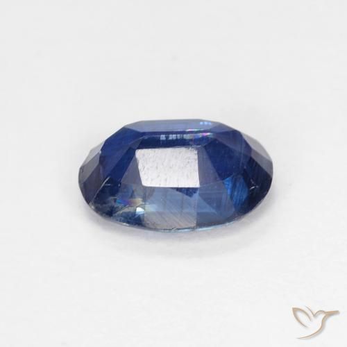 Dianita Azul-marinho Natural 0.99ct, oval, VS-SI