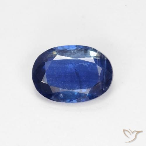 0.91ct Natural Azul escuro Dianita, oval, VS-SI