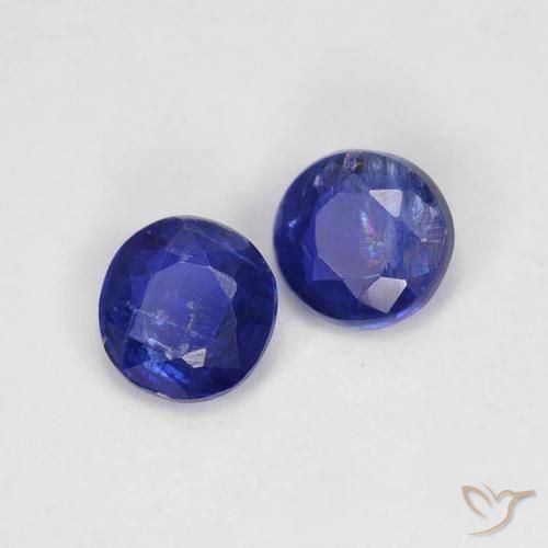Pedras preciosas de Dianita Azul profundo natural de 0.44 ct, Redondo, VS-SI