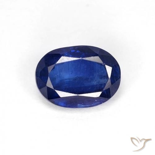 1.10ct Natural Azul escuro Dianita, oval, VS-SI