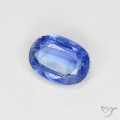 Dianita azul marinho claro Natural 1.09ct, oval, VS-SI