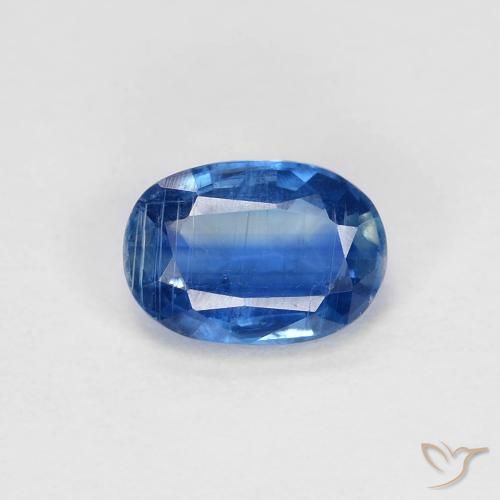 0.97ct Natural azul marinho claro Dianita, oval, VS-SI