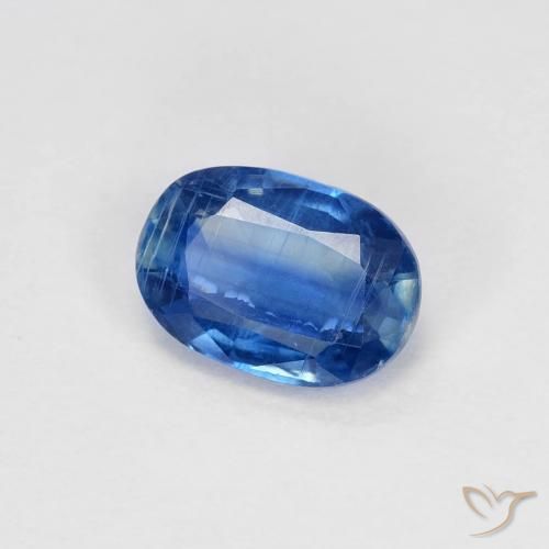 Dianita azul marinho claro Natural 0.97ct, oval, VS-SI
