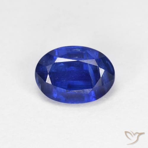 1.26ct Natural Azul escuro Dianita, oval, VS-SI