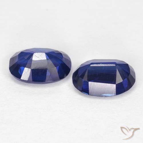 Pedras preciosas de Dianita Azul marinho intenso natural de 2.02 ct, oval, VS