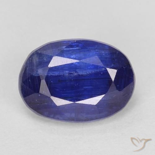 1.07ct Natural Azul marinho intenso Dianita, oval, SI