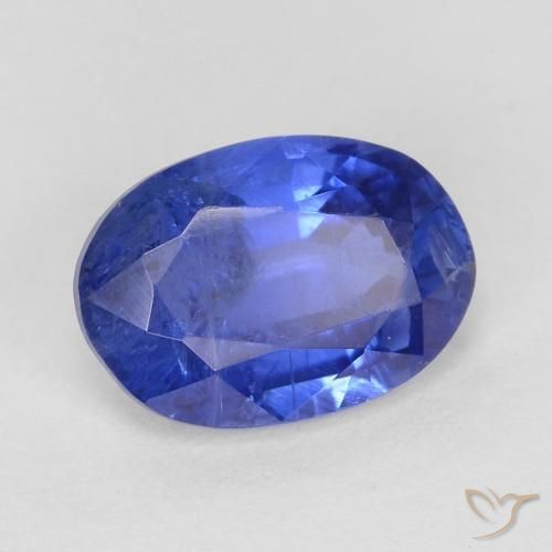 Dianita Azul escuro Natural 0.91ct, oval, SI