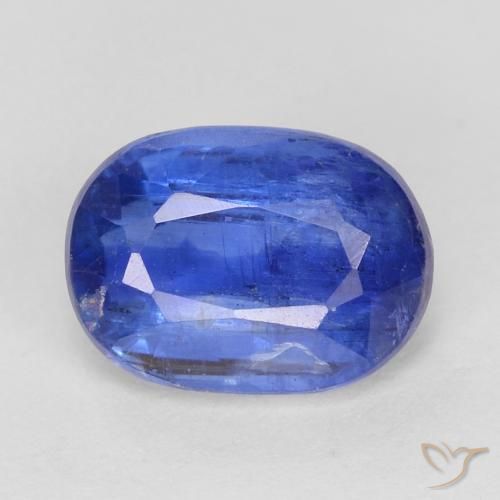 1.13ct Natural Azul escuro Dianita, oval, SI