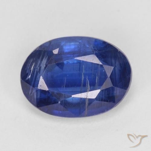 1.00ct Natural Azul marinho intenso Dianita, oval, SI