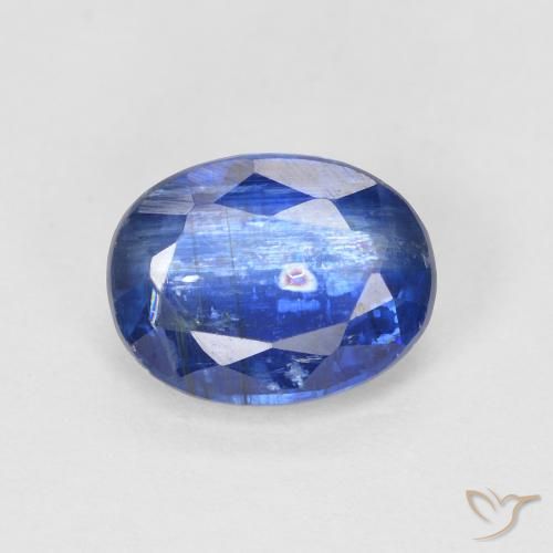 1.67ct Natural Azul escuro Dianita, oval, SI