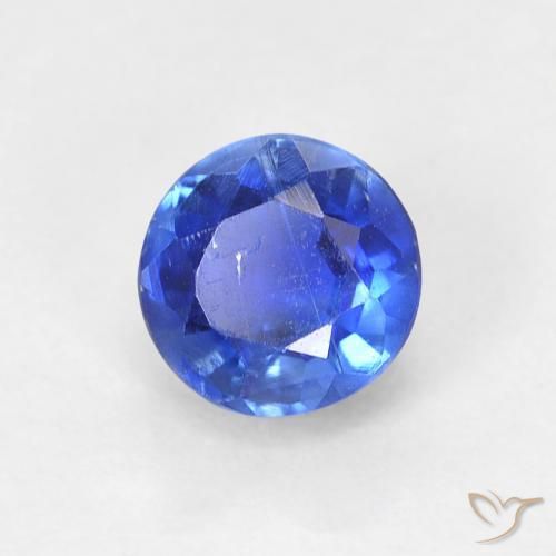 Dianita Azul-marinho Natural 0.80ct, Redondo, VS