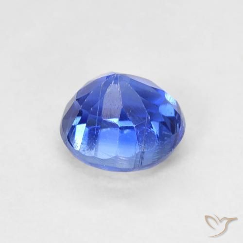 Dianita Azul escuro Natural 0.78ct, Redondo, VS-SI