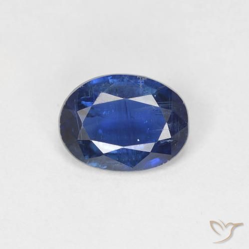 1.35ct Natural Azul profundo Dianita, oval, SI