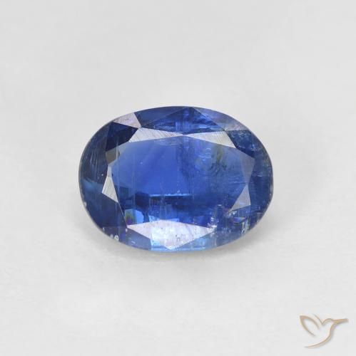 1.68ct Natural Azul escuro Dianita, oval, SI