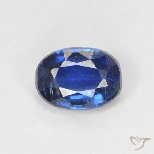 1.14ct Natural Azul escuro Dianita, oval, SI