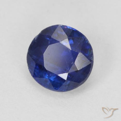 Dianita Azul profundo Natural 0.78ct, Redondo, VS