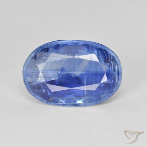 4.80ct Natural Azul escuro médio Dianita, oval, SI