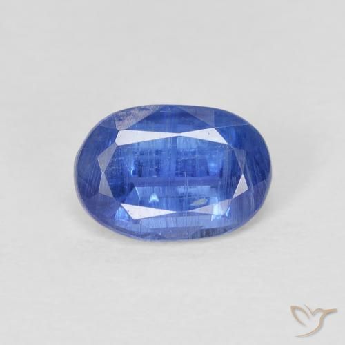 1.00ct Natural Azul escuro médio Dianita, oval, SI