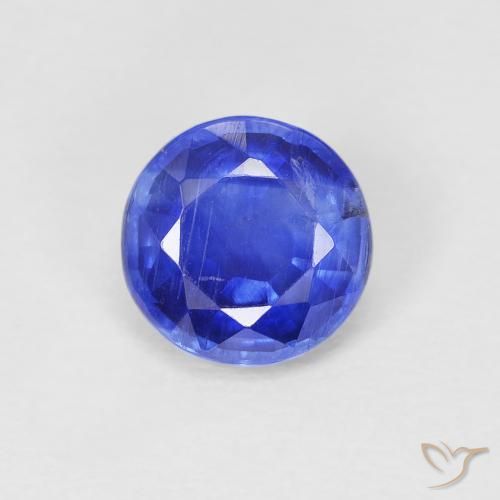 1.10ct Natural azul vivo Dianita, Redondo, SI
