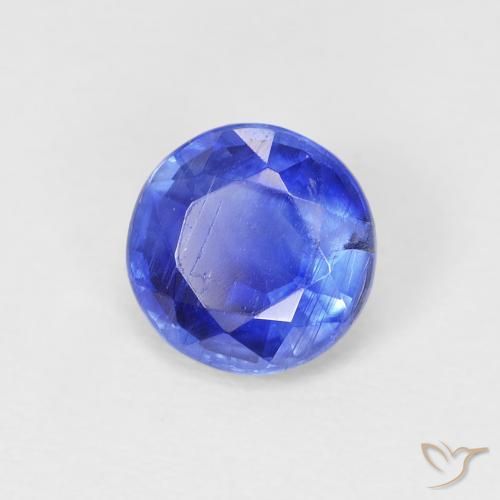 Dianita azul vivo Natural 1.10ct, Redondo, SI