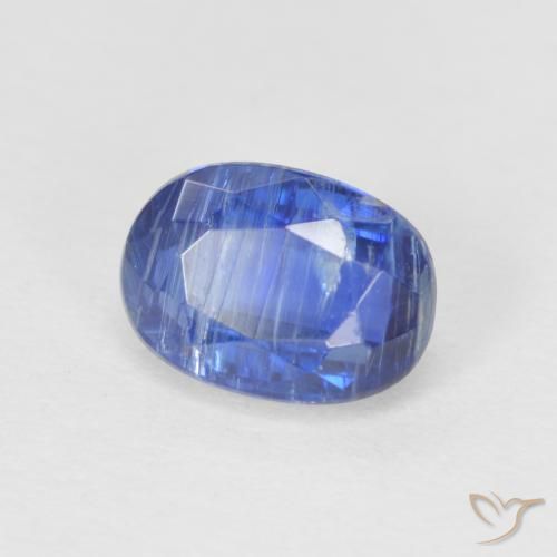 Dianita Azul escuro Natural 1.36ct, oval, SI