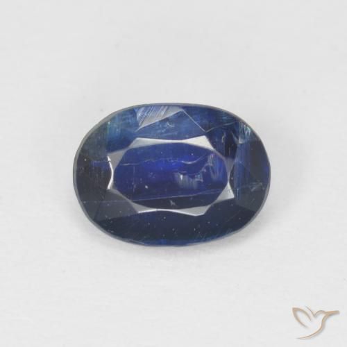 0.96ct Natural Azul profundo Dianita, oval, SI