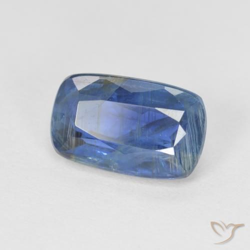 Dianita Azul escuro Natural 3.07ct, Almofada, SI