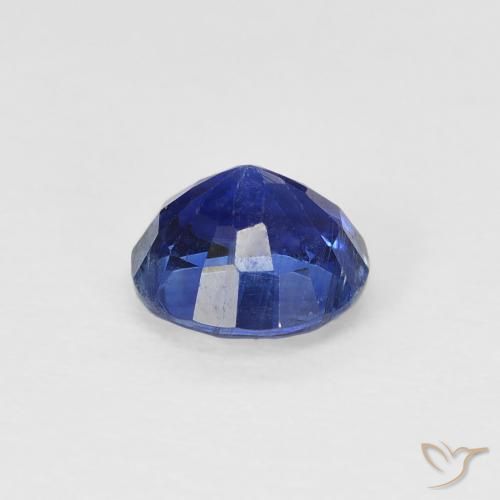 Dianita Azul escuro Natural 1.03ct, Redondo, SI