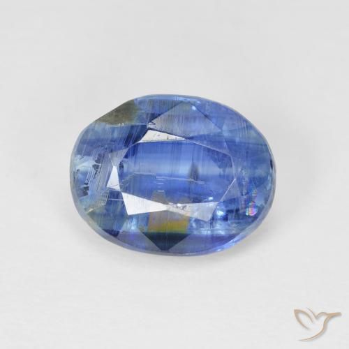 3.98ct Natural Azul escuro Dianita, oval, SI