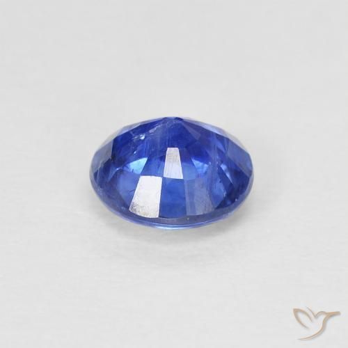 Dianita Azul escuro Natural 1.00ct, Redondo, SI