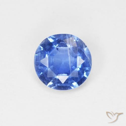 0.75ct Natural Azul escuro médio Dianita, Redondo, SI