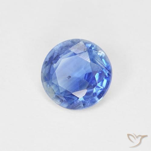 Dianita Azul escuro médio Natural 0.85ct, Redondo, SI