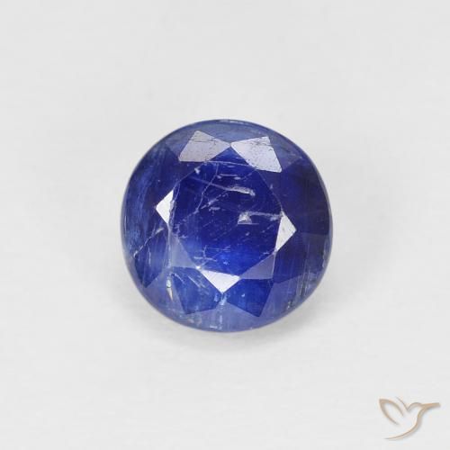 1.29ct Natural Azul marinho intenso Dianita, Redondo, SI