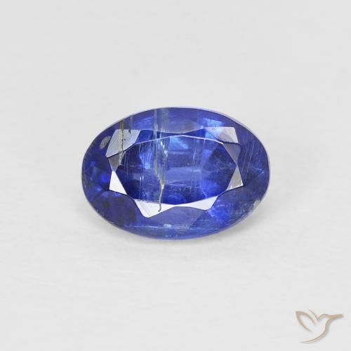 1.00ct Natural Azul profundo Dianita, oval, SI