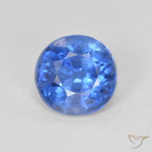 1.09ct Natural Azul claro Dianita, Redondo, SI