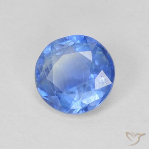 Dianita azul marinho claro Natural 0.95ct, Redondo, SI