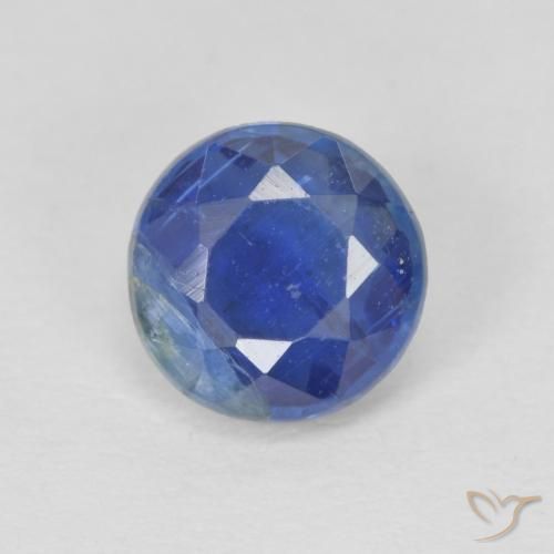 0.87ct Natural Azul-marinho Dianita, Redondo, SI