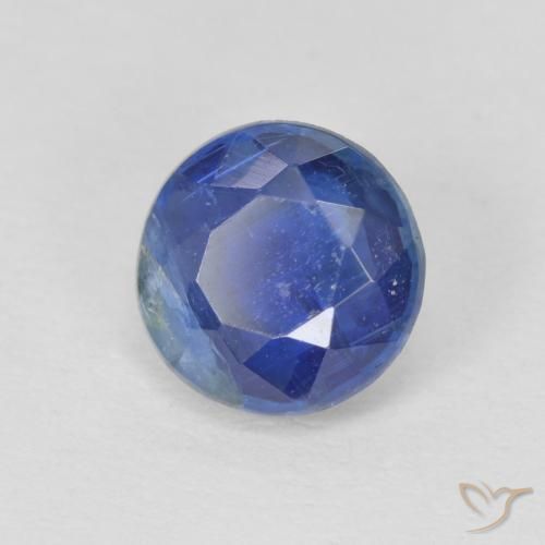 Dianita Azul-marinho Natural 0.87ct, Redondo, SI