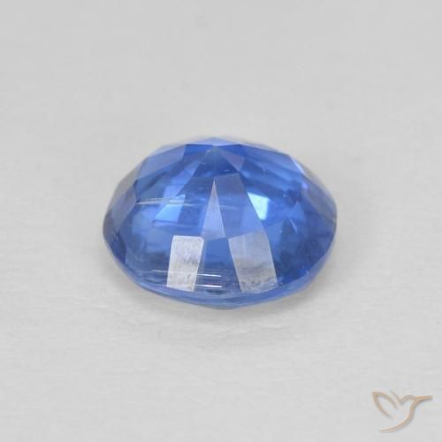 Dianita azul marinho brilhante Natural 1.01ct, Redondo, SI
