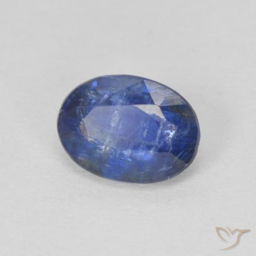 Dianita Azul escuro Natural 1.02ct, oval, SI