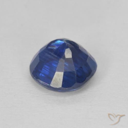 Dianita Azul escuro Natural 1.19ct, Redondo, SI