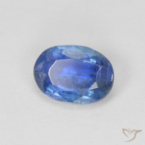 Dianita Azul escuro Natural 1.01ct, oval, SI